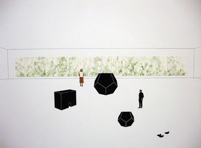 From Now On Installation View Drawing