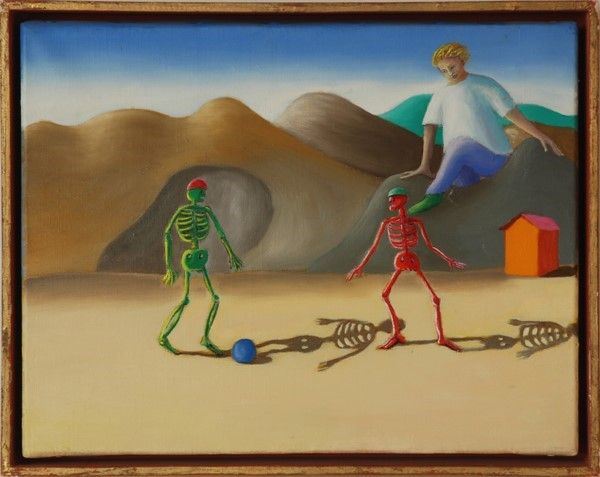 Paolo Scheggi : Giochi d'infanzia  - Olio su tela - Auction Autori dell'800-900, Arte Moderna e Contemporanea, Grafica ed Edizioni - Galleria Pananti Casa d'Aste