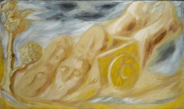 Roberto Barni : Senza titolo  (1985)  - Olio su tela - Asta Autori dell'800-900, Arte Moderna e Contemporanea, Grafica ed Edizioni - Galleria Pananti Casa d'Aste