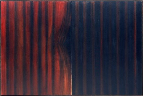 Ross Bleckner : Veiling and forgetting  (1981)  - Olio e cera su tela - Auction Autori dell'800-900, Arte Moderna e Contemporanea, Grafica ed Edizioni - Galleria Pananti Casa d'Aste