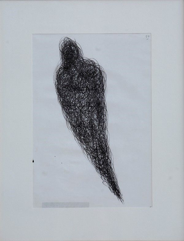 Paolo Canevari : Senza titolo  (1992)  - Penna su carta - Asta Autori dell'800-900, Arte Moderna e Contemporanea, Grafica ed Edizioni - Galleria Pananti Casa d'Aste