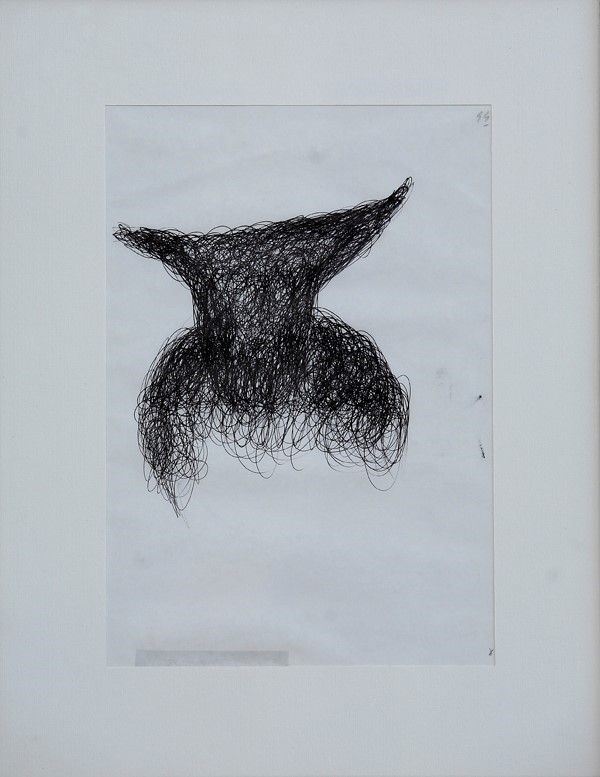 Paolo Canevari : Senza titolo  (1992)  - Penna su carta - Asta Autori dell'800-900, Arte Moderna e Contemporanea, Grafica ed Edizioni - Galleria Pananti Casa d'Aste