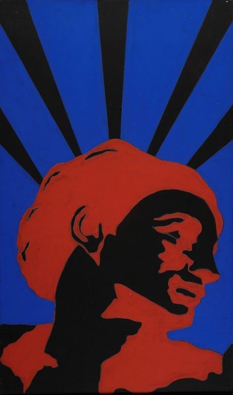 Tano Festa : Da Michelangelo  (1975)  - Acrilico su tela - Asta Autori dell'800-900, Arte Moderna e Contemporanea, Grafica ed Edizioni - Galleria Pananti Casa d'Aste