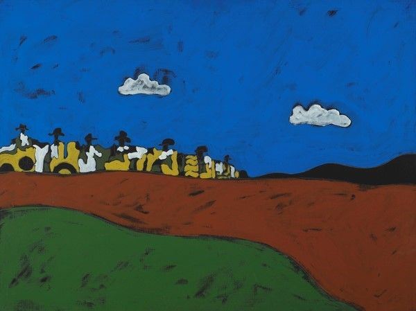 Tano Festa : Senza titolo  - Acrilico su tela - Asta Autori dell'800-900, Arte Moderna e Contemporanea, Grafica ed Edizioni - Galleria Pananti Casa d'Aste