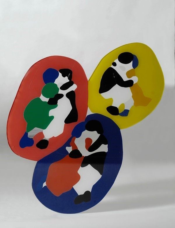 Marco Lodola : Bolle  (1998)  - Smalti su perspex - Asta Autori dell'800-900, Arte Moderna e Contemporanea, Grafica ed Edizioni - Galleria Pananti Casa d'Aste