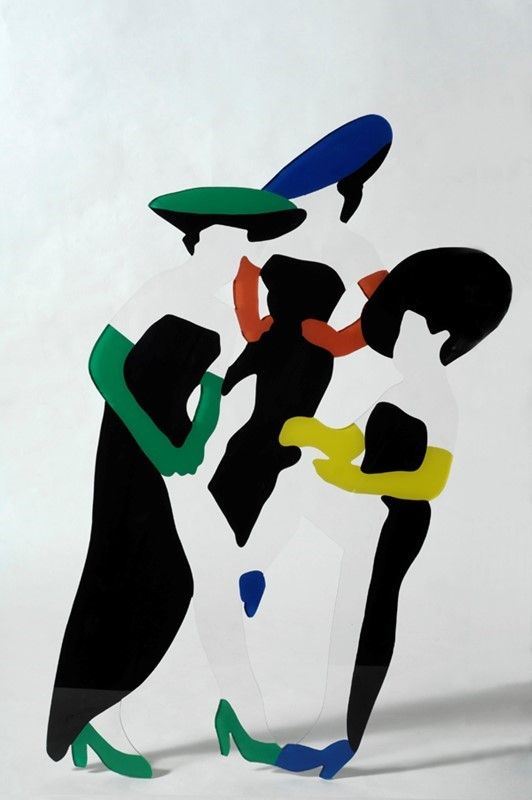 Marco Lodola : Senza titolo  (1998)  - Smalti su perspex - Auction Autori dell'800-900, Arte Moderna e Contemporanea, Grafica ed Edizioni - Galleria Pananti Casa d'Aste