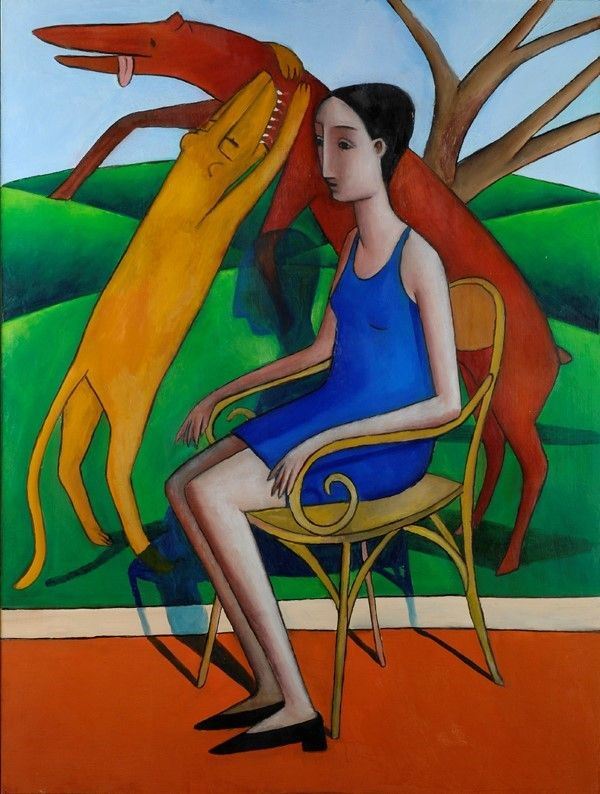 Giacomo Piussi : Senza titolo  (2003)  - Olio su tela - Auction Autori dell'800-900, Arte Moderna e Contemporanea, Grafica ed Edizioni - Galleria Pananti Casa d'Aste