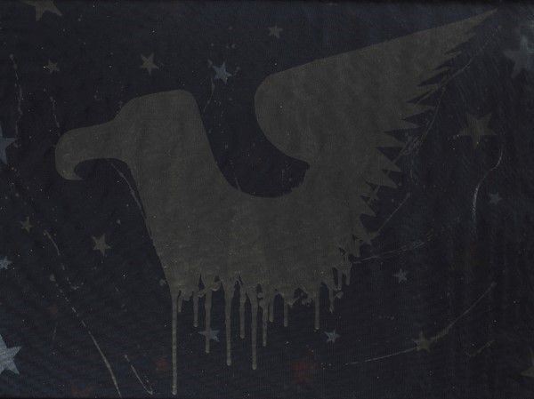 Franco Angeli : Aquila  - Rete, smalto e tela - Asta Autori dell'800-900, Arte Moderna e Contemporanea, Grafica ed Edizioni - Galleria Pananti Casa d'Aste