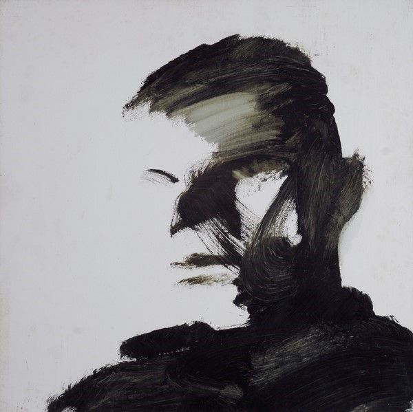 Paolo Del Giudice : Samuel Beckett  (1990)  - Olio su tavola - Auction Autori dell'800-900, Arte Moderna e Contemporanea, Grafica ed Edizioni - Galleria Pananti Casa d'Aste