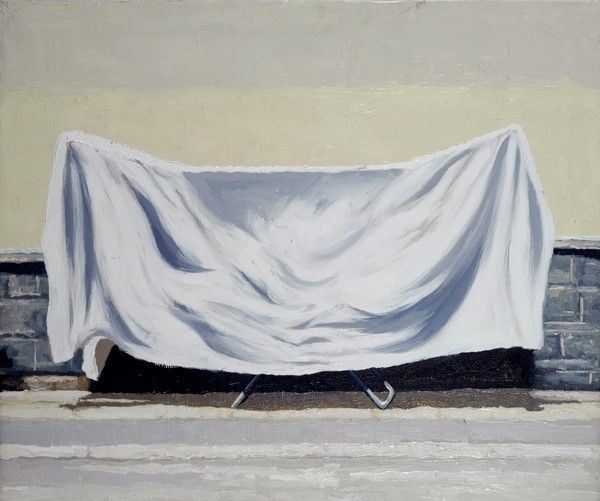 Andrea Di Marco : Steso  (2012)  - Olio su tela - Auction Autori dell'800-900, Arte Moderna e Contemporanea, Grafica ed Edizioni - Galleria Pananti Casa d'Aste