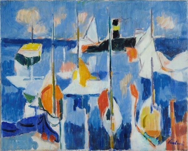 Enrico Paulucci : Barche  - Olio su tela - Auction STORART: Dipinti, oggetti, arredi dal XVII al XX sec. - II - Galleria Pananti Casa d'Aste