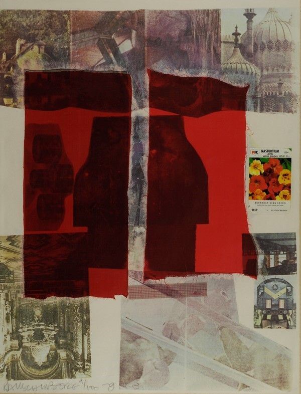 Robert Rauschenberg : Why you Can't Tell  (1979)  - Litografia offset a colori e collage - Auction Autori dell'800-900, Arte Moderna e Contemporanea, Grafica ed Edizioni - Galleria Pananti Casa d'Aste