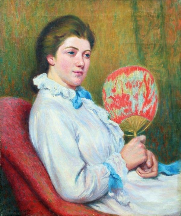 Federico Zandomeneghi : Riposo  (Femme en chemise)  ((1895-1900))  - Olio su tela - Auction Opere scelte dell'ottocento italiano da collezioni private - I - Galleria Pananti Casa d'Aste