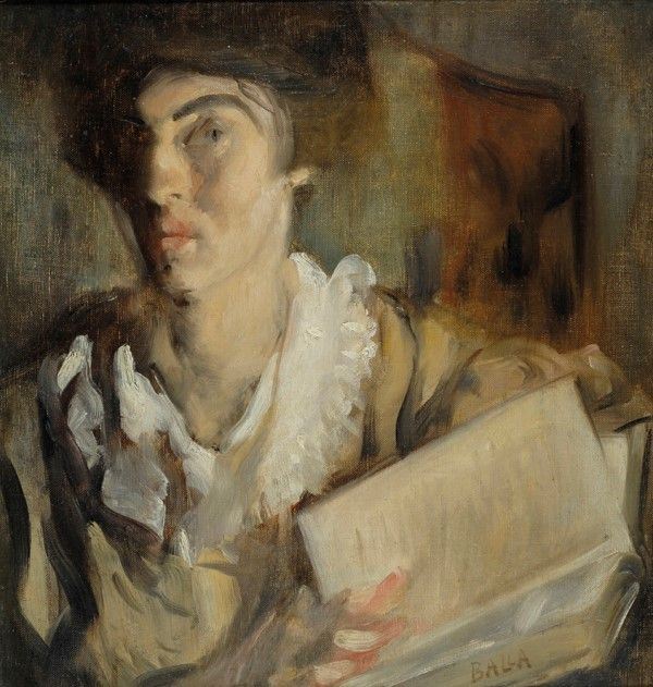 Giacomo Balla - Donna con il libro