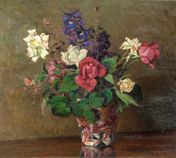 Renuccio Renucci - Rose nel vaso