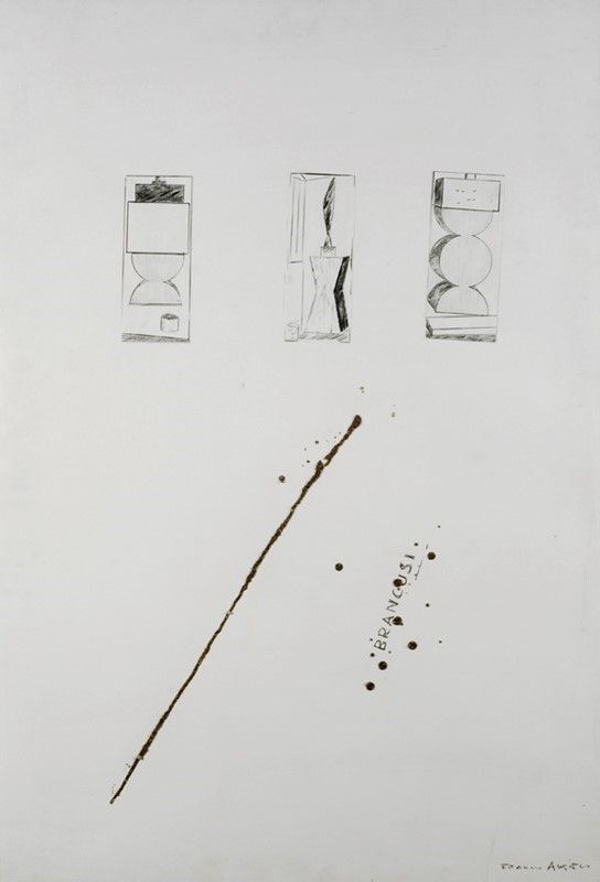 Franco Angeli : Senza titolo  (anni '70)  - Tecnica mista su carta - Asta ASTA A TEMPO - Autori dell'800-900, Moderni e Contemporanei, Grafica ed Edizioni - I - Galleria Pananti Casa d'Aste