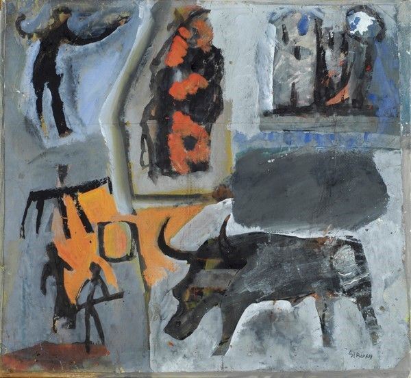 Mario Sironi - Composizione con cavalli