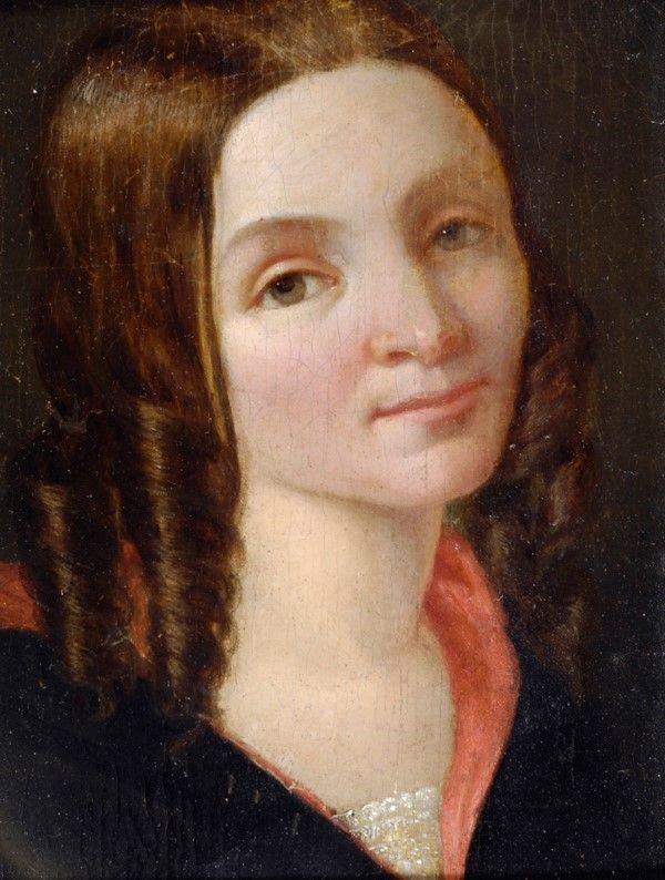 Anonimo, XIX sec. - Volto di donna