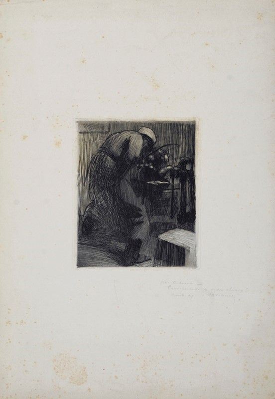 Carlo Alberto Petrucci : L'artigiano  (1909)  - Acquaforte - Auction Autori dell'800-900, Moderni e Contemporanei, Grafica ed Edizioni - I - Galleria Pananti Casa d'Aste
