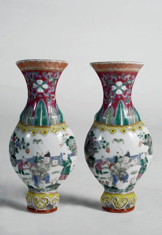 Coppia di vasi da parete  - Asta Opere scelte dell'ottocento italiano da collezioni private - I - Galleria Pananti Casa d'Aste