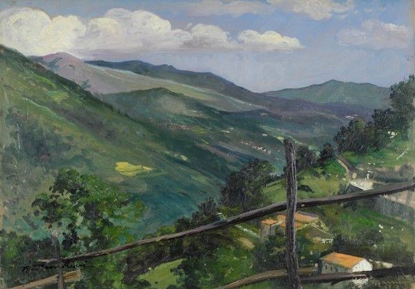 Angelo Mambriani - Paesaggio montano