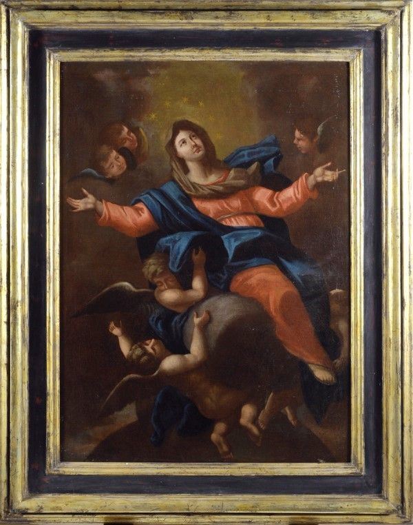 Scuola Italia Centrale, XVIII sec. - Madonna in Gloria