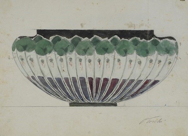 Orazio Toschi - Nove Studi per Decorazioni di Ceramice