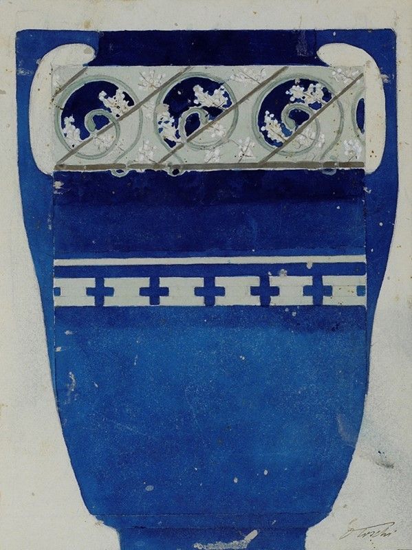 Orazio Toschi - Nove Studi per Decorazioni di Ceramice