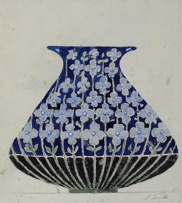 Orazio Toschi - Nove Studi per Decorazioni di Ceramice