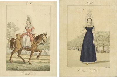 Costumes Des Departements De la Seine Inférieure, Du Calvados, De la Manche Et De L'orne