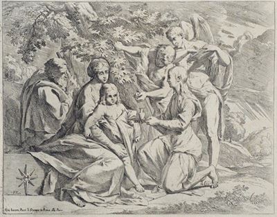 Sacra Famiglia con Angeli