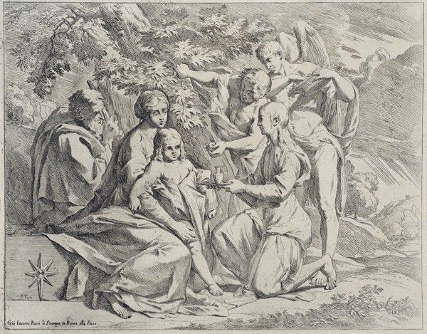 Sacra Famiglia con Angeli