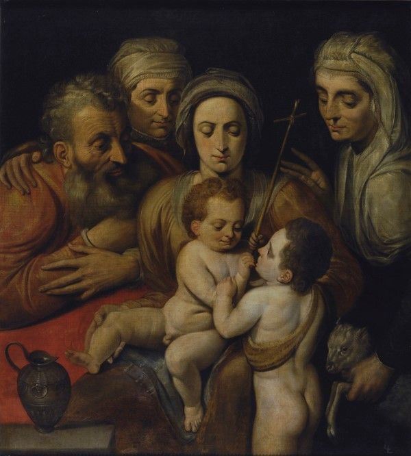 Anonimo, XIX sec. - Sacra conversazione