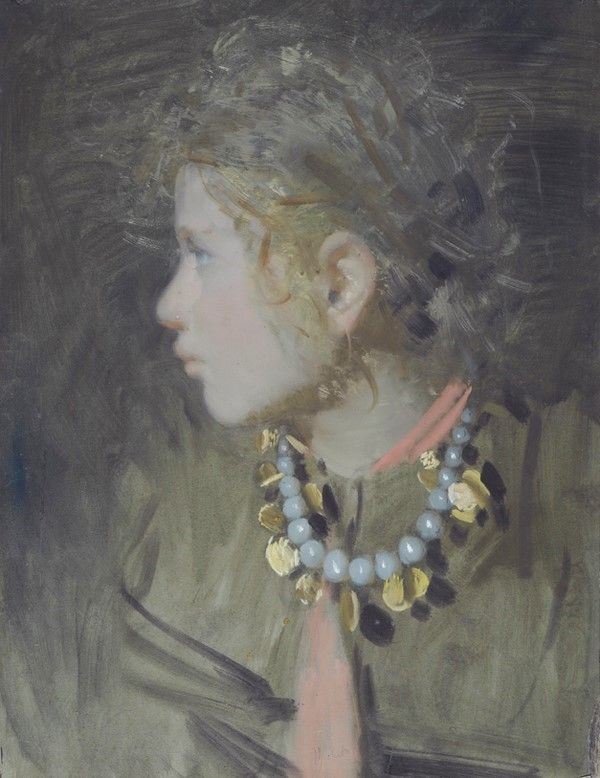 Francesco Paolo Michetti - Giovane contadina abruzzese