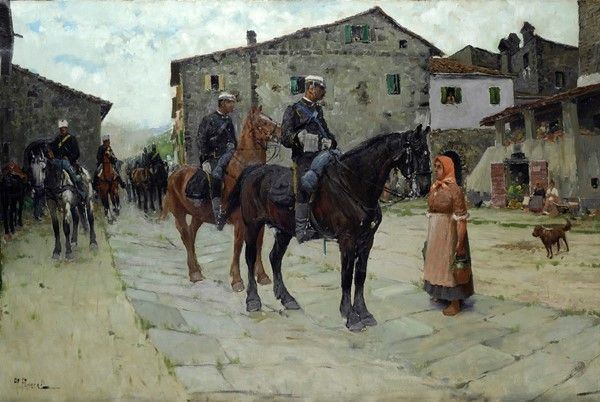 Ruggero Panerai - Artiglieria in marcia