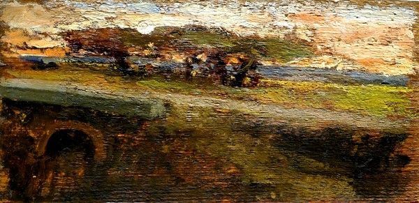 Giovanni Bartolena - Paesaggio al tramonto