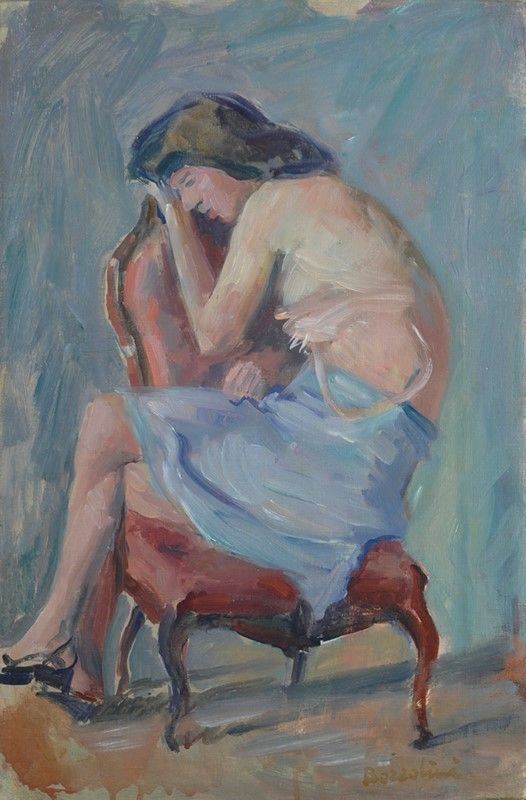Silvano Bozzolini - Donna seduta