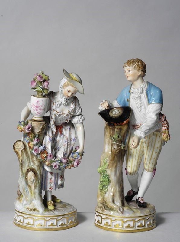 Due statuine  - Auction Opere scelte dell'ottocento italiano da collezioni private - I - Galleria Pananti Casa d'Aste