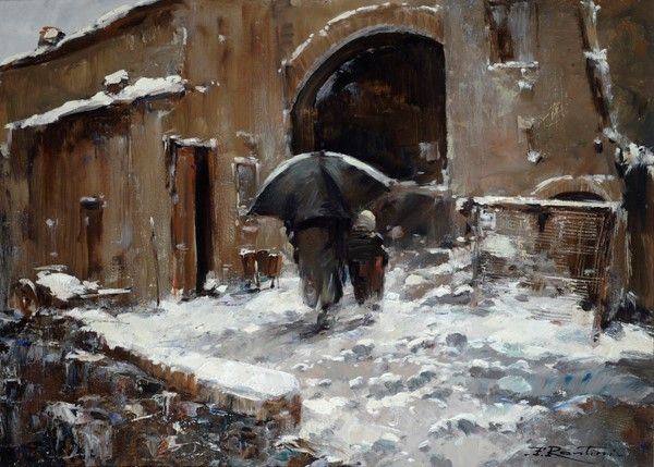 Ferruccio Rontini - Nevicata nel Mugello