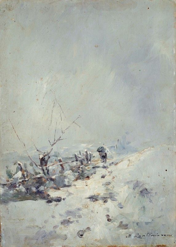 Ferruccio Rontini - Paesaggio Innevato