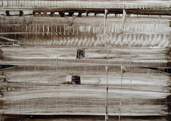 Arnaldo Pomodoro : Senza titolo  (1959)  - China su carta lucida - Auction Arte Moderna e Contemporanea, Grafica ed Edizioni - Galleria Pananti Casa d'Aste