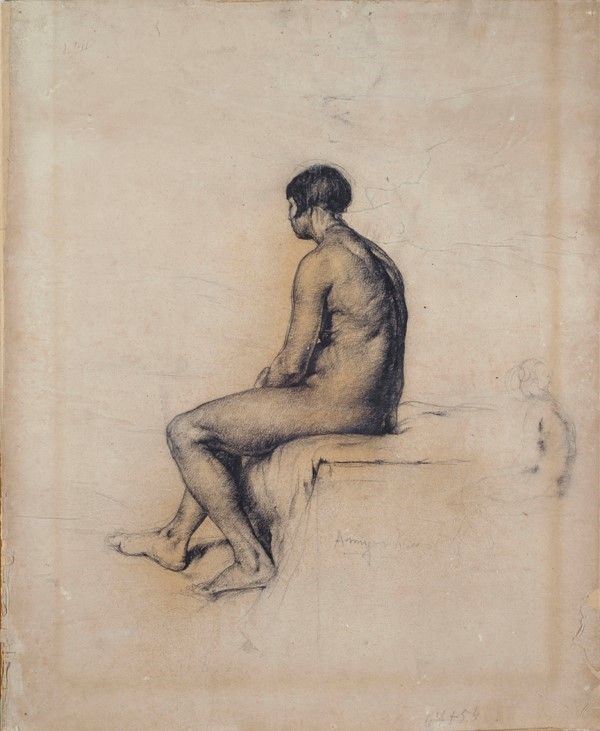 Pietro Annigoni - Nudo di Spalle