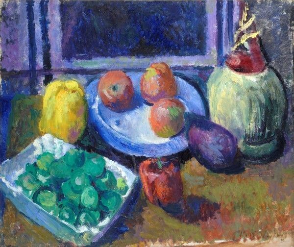 Eduardo Gordigiani : Natura morta  - Olio su tela - Asta Autori dell'800-900, Moderni e Contemporanei, Grafica ed Edizioni - I - Galleria Pananti Casa d'Aste