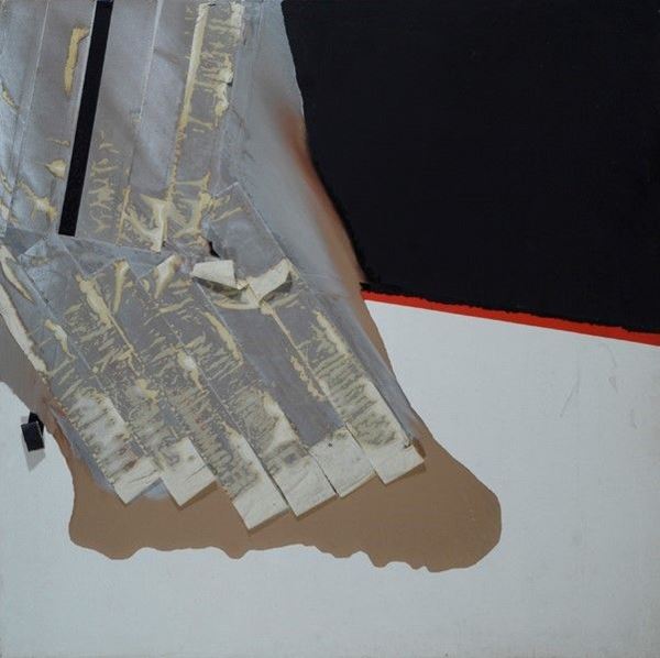 Vasco Bendini : Senza titolo  (1978)  - Olio, carta e applicazioni su tela - Auction Autori dell'800-900, Grafica ed Edizioni - I - Galleria Pananti Casa d'Aste