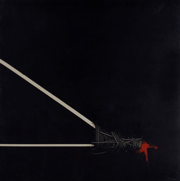 Emilio Scanavino : Congiunzione  (1972)  - Olio su tela - Auction Arte Moderna e Contemporanea, Grafica ed Edizioni - Galleria Pananti Casa d'Aste