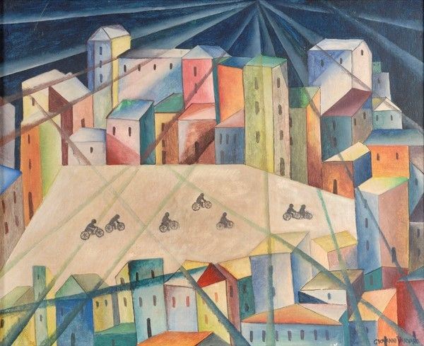 Giovanni Varvaro - Città+riflettori+motociclisti