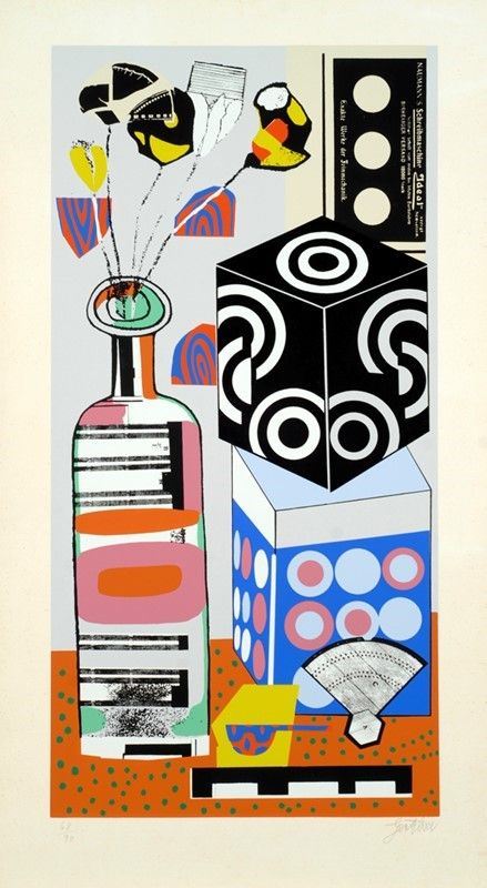 Aldo Gentilini : Senza titolo  - Litografiia - Auction ASTA A TEMPO - Autori dell'800-900, Moderni e Contemporanei, Grafica ed Edizioni - I - Galleria Pananti Casa d'Aste