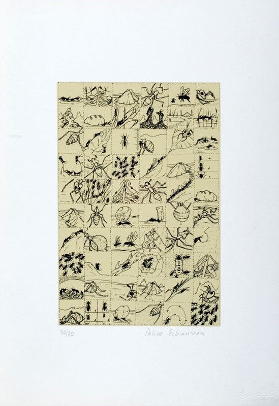 Pablo Echaurren : Senza titolo  - Serigrafia - Asta GRAFICA ED EDIZIONI - Galleria Pananti Casa d'Aste