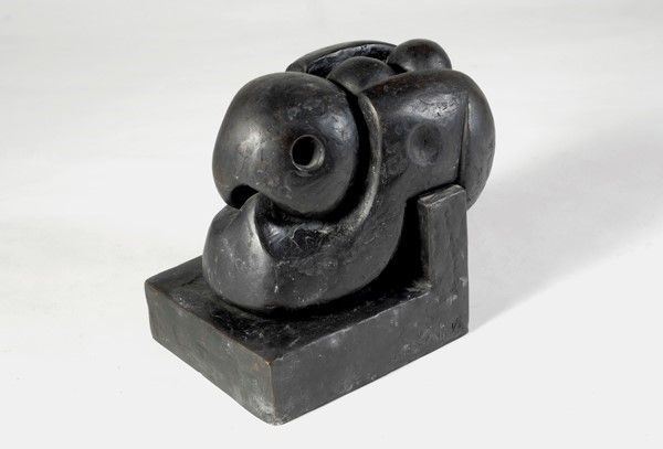 Pietro Cascella : Senza titolo  - Bronzo patinato - Auction Autori dell'800-900, Grafica ed Edizioni - I - Galleria Pananti Casa d'Aste