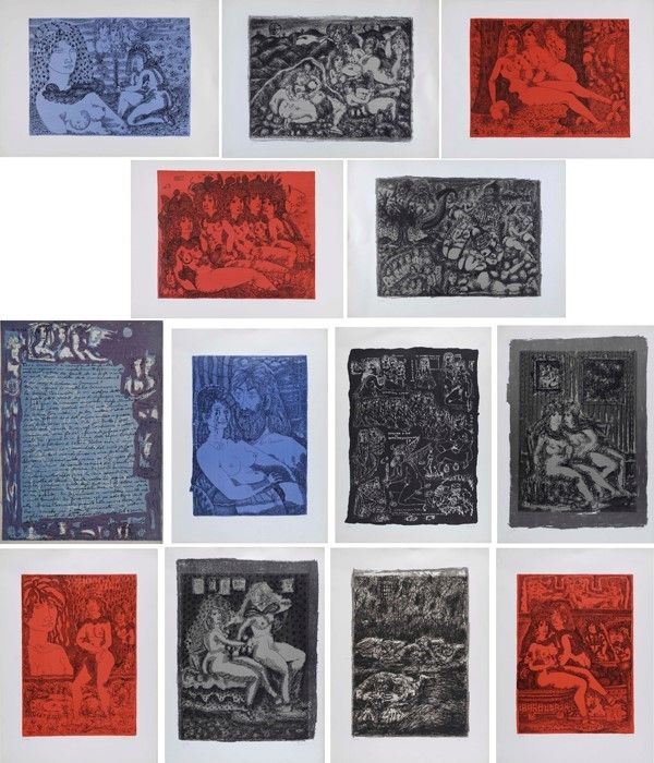 Tono Zancanaro - 13 Litografie Dantesche